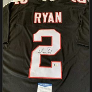 Matt ryan autographed jersey Beckett certified